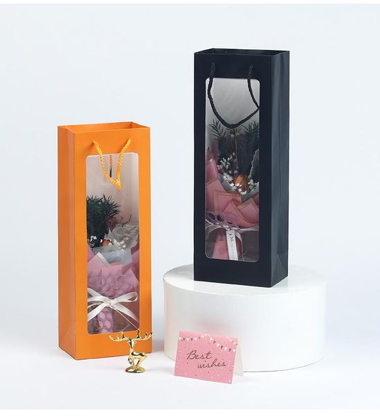 gift wrap valentine's day window tote bag transparent flower bouquet open paper high-end exquisite hand
gift wrap valentine's day window tote bag transparent flower bouquet open paper high-end exquisite hand