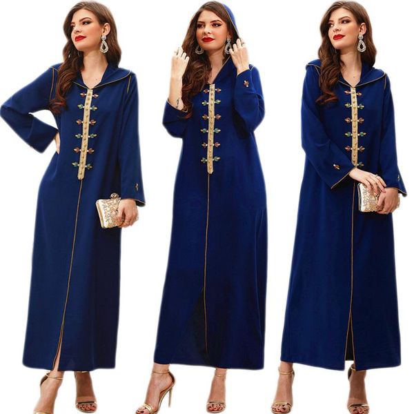 ethnic clothing moroccan diamond muslim women long sleeve abaya dubai kaftan party gown hooded maxi dress jilbab caftan eid ramadan middle e, Red
ethnic clothing moroccan diamond muslim women long sleeve abaya dubai kaftan party gown hooded maxi dress jilbab caftan eid ramadan middle e, Red