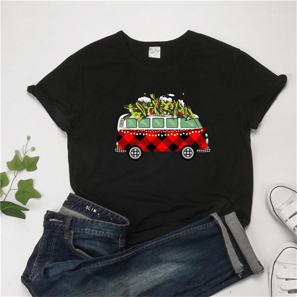 women's t-shirt women cute graphic tshirts o-neck short sleeve pullover female fashion christmas tree bus printed chirstmas t shirt, White
women's t-shirt women cute graphic tshirts o-neck short sleeve pullover female fashion christmas tree bus printed chirstmas t shirt, White