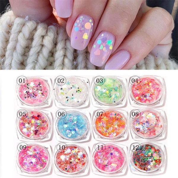 nail glitter holographic flakes sequin star heart round paillettes diy dipping powder for acrylic nails manicure tools, Silver;gold
nail glitter holographic flakes sequin star heart round paillettes diy dipping powder for acrylic nails manicure tools, Silver;gold