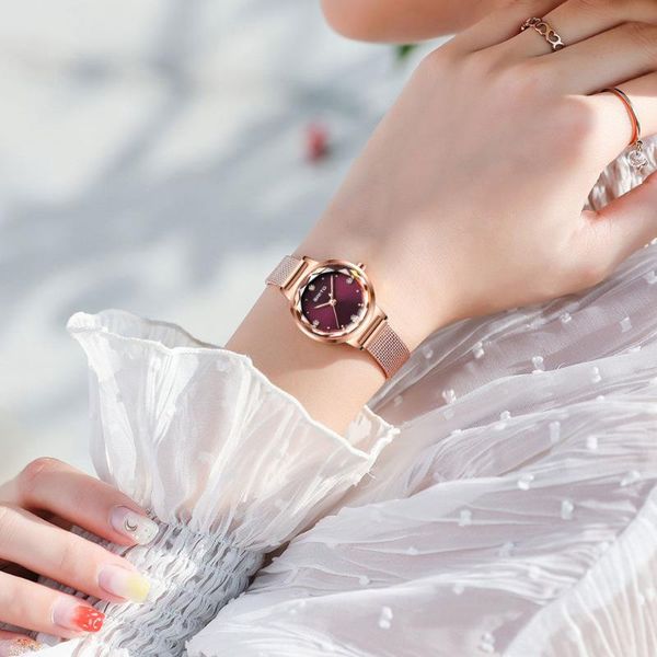 wristwatches 2021 rose gold bracelet crystal women watches rhinestone lady quartz wristwatch dress female waterproof steel cloc, Slivery;brown
wristwatches 2021 rose gold bracelet crystal women watches rhinestone lady quartz wristwatch dress female waterproof steel cloc, Slivery;brown