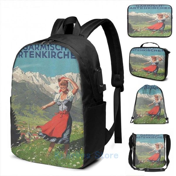 backpack graphic print garmisch partenkirchen vintage tourist poster usb charge men school bags women bag travel laptop
backpack graphic print garmisch partenkirchen vintage tourist poster usb charge men school bags women bag travel laptop
