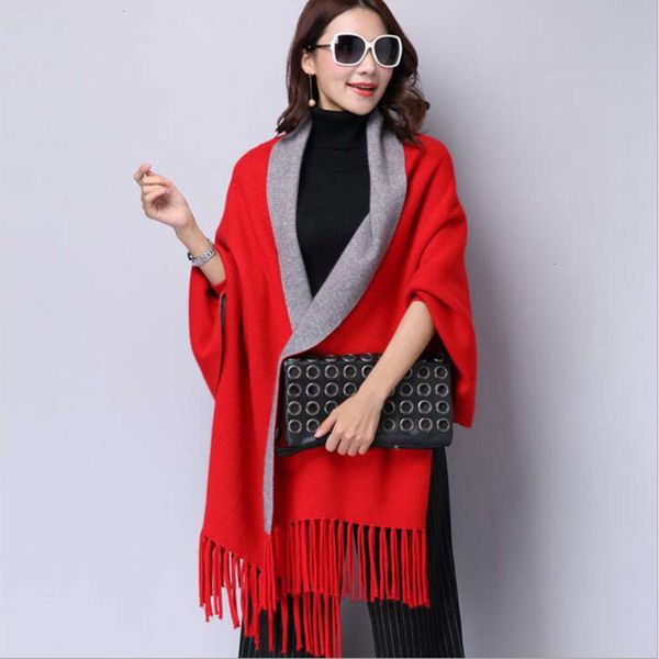 women's jackets coats spring and autumn winter thickened thin sweater imitation cashmere mink shawl batshirt tassel cape cardigan femal, Black;brown
women's jackets coats spring and autumn winter thickened thin sweater imitation cashmere mink shawl batshirt tassel cape cardigan femal, Black;brown