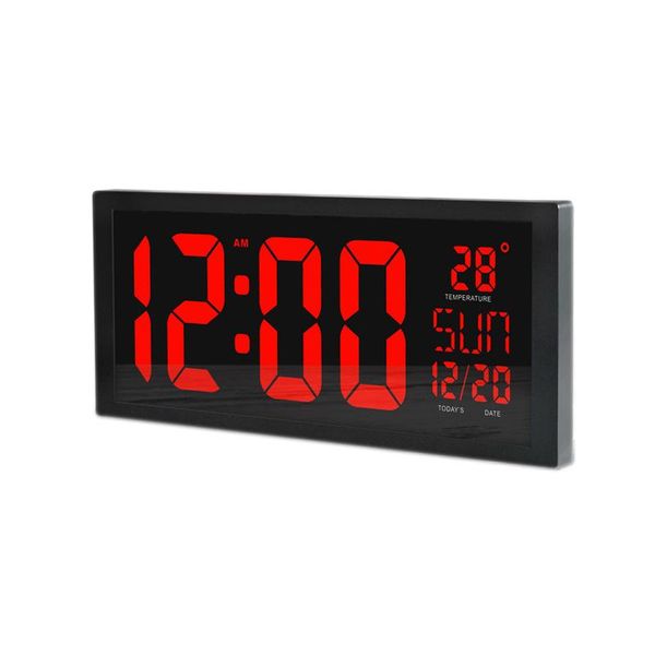 large screen big electronic wall clock deskled digital calendar daylight saving for kitchen mural eu clocks