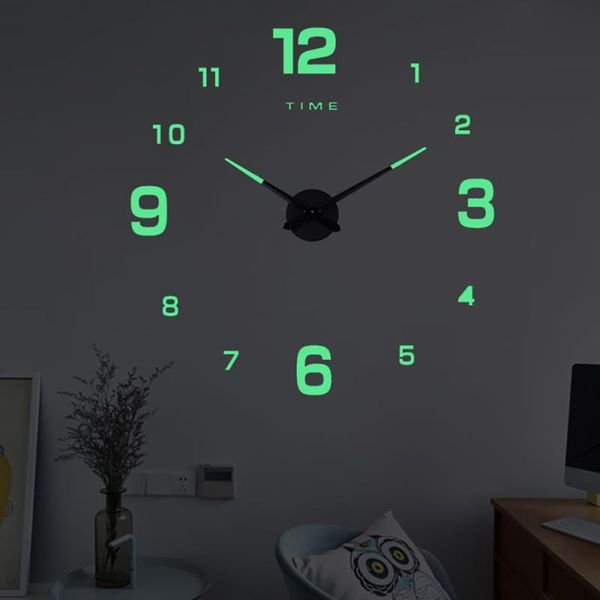 wall clocks 70-120cm modern luminous large clock watch horloge 3d diy acrylic mirror stickers for livingroom bedroom home
wall clocks 70-120cm modern luminous large clock watch horloge 3d diy acrylic mirror stickers for livingroom bedroom home