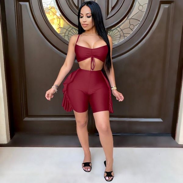 40# sportswear women's spring solid push up suspender shorts exposed navel open back sports suit casaul yoga badminton sets
40# sportswear women's spring solid push up suspender shorts exposed navel open back sports suit casaul yoga badminton sets