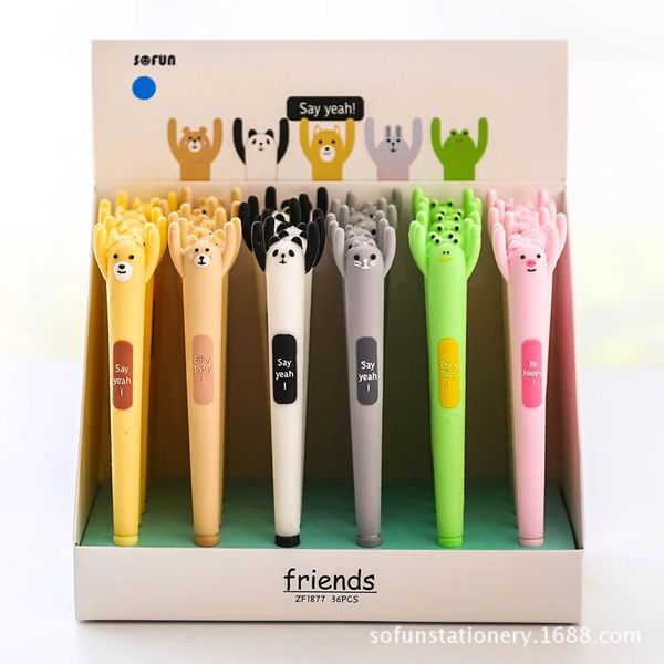 gel pens 36 pcs/lot cartoon animal pen cute panda dog bear 0.5 mm signature office school writing supplies stationery gift
gel pens 36 pcs/lot cartoon animal pen cute panda dog bear 0.5 mm signature office school writing supplies stationery gift