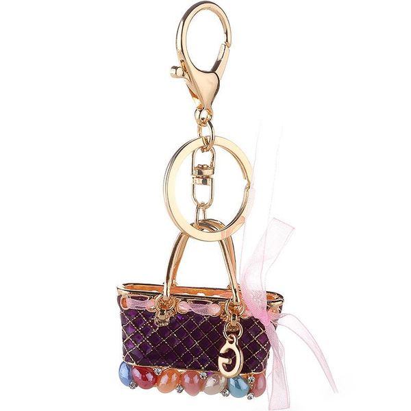 keychains handbag keychain crystal metal bag ornament car factory wholesale, Silver
keychains handbag keychain crystal metal bag ornament car factory wholesale, Silver