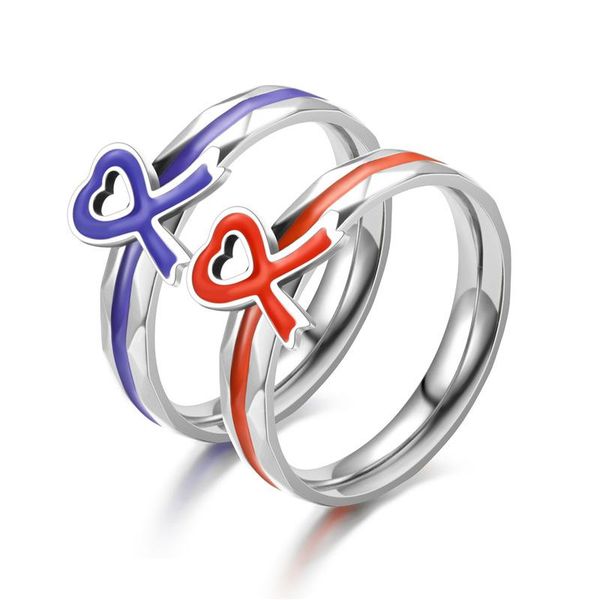 cluster rings european and american fashion jewelry titanium steel bow ring red ribbon couple cz wedding, Golden;silver
cluster rings european and american fashion jewelry titanium steel bow ring red ribbon couple cz wedding, Golden;silver
