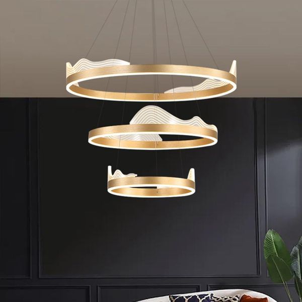 pendant lamps led wave round double-sided chandelier living room dining bedroom fashion golden creative personality lighting
pendant lamps led wave round double-sided chandelier living room dining bedroom fashion golden creative personality lighting