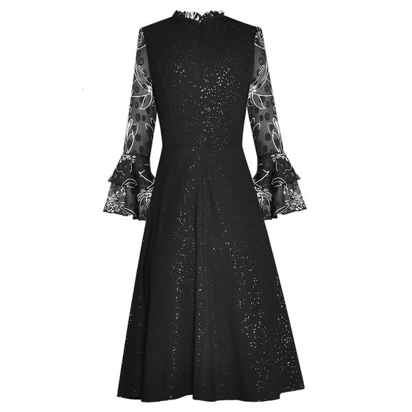 dress seqinyy black knee ed 2021 spring fashion design feminine frilly flowers print elegant party, Black;gray
dress seqinyy black knee ed 2021 spring fashion design feminine frilly flowers print elegant party, Black;gray