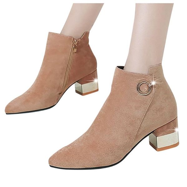 boots sagace winter high heel ugly women short ankle booties shoes quality ladies party, Black
boots sagace winter high heel ugly women short ankle booties shoes quality ladies party, Black