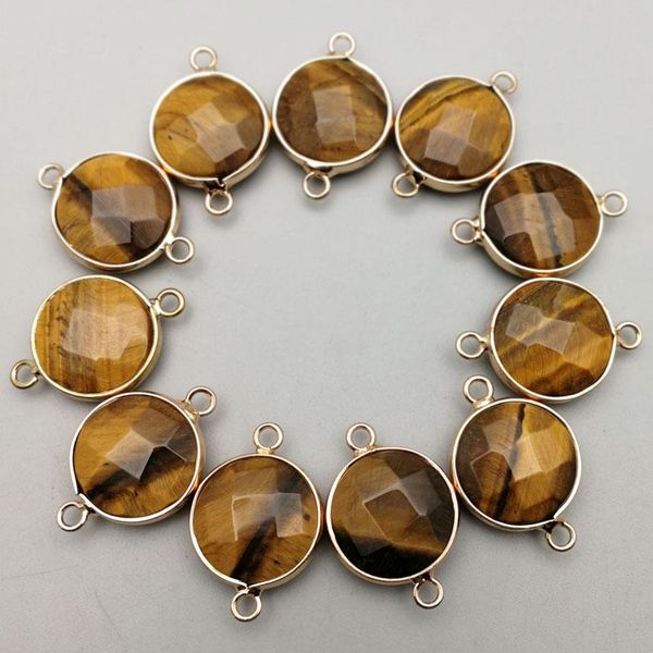 pendants fashion 12pcs natural tiger eye stone pendant charms gold rim connector quartz for bracelet necklace jewelry making wholesale, Black
pendants fashion 12pcs natural tiger eye stone pendant charms gold rim connector quartz for bracelet necklace jewelry making wholesale, Black