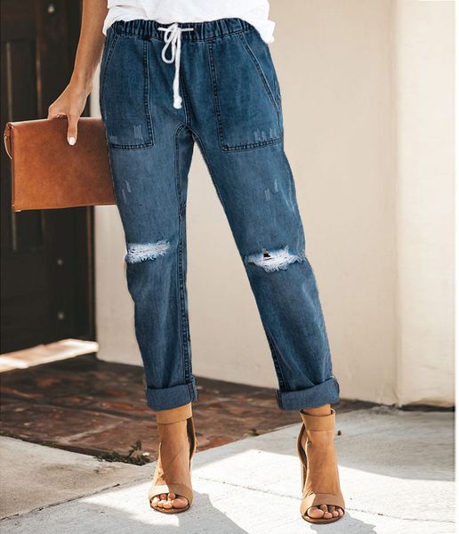 boyfriend straight-leg denim pant women ankle-length high waist trousers zipper casual jeans, Blue
boyfriend straight-leg denim pant women ankle-length high waist trousers zipper casual jeans, Blue
