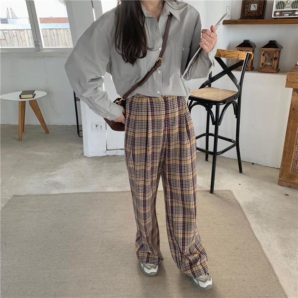 spring and autumn lads loose-legged trousers with straight women's pants vintage streetwear & capris, Black;white
spring and autumn lads loose-legged trousers with straight women's pants vintage streetwear & capris, Black;white