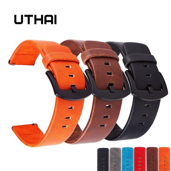 watch bands uthai p16 20mm strap retro leather 22mm band 18-24mm watchbands, Black;brown
watch bands uthai p16 20mm strap retro leather 22mm band 18-24mm watchbands, Black;brown