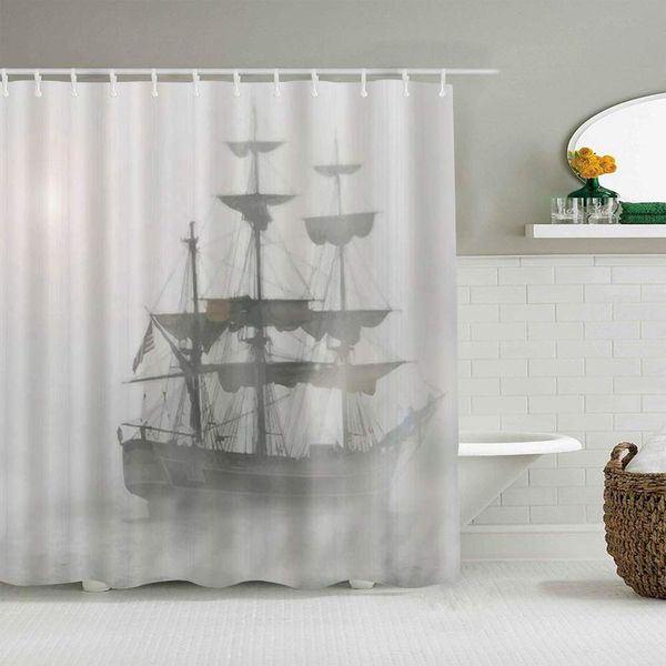 shower curtain gray fog pirate ship waterproof bath curtains hooks included -bathroom decorative ideas polyester fabric
shower curtain gray fog pirate ship waterproof bath curtains hooks included -bathroom decorative ideas polyester fabric