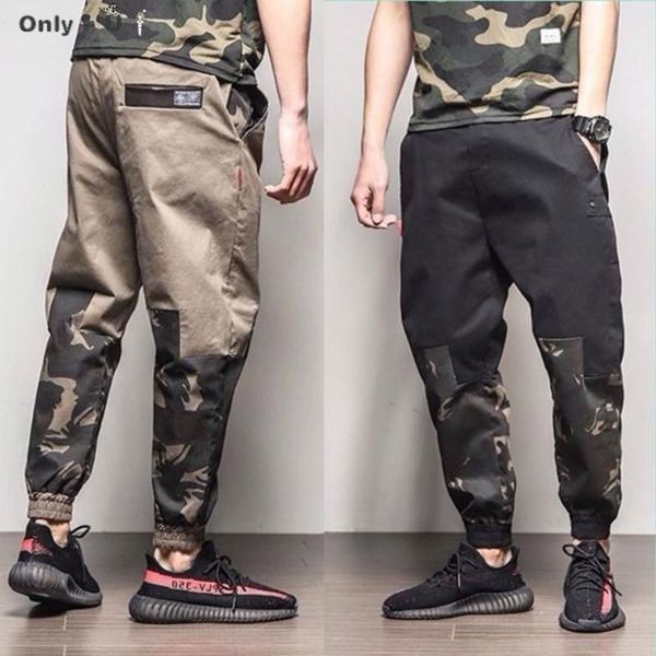 men's pants fashion large size cargo men camouflage stitching capri-pants loose pencil harem fall cotton ankle banded, Black
men's pants fashion large size cargo men camouflage stitching capri-pants loose pencil harem fall cotton ankle banded, Black