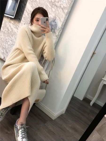 apricot solid elegant long knitted dress for woman full-sleeve gray turtleneck warm sweater female autumn 2021 casual dresses, Black;gray
apricot solid elegant long knitted dress for woman full-sleeve gray turtleneck warm sweater female autumn 2021 casual dresses, Black;gray