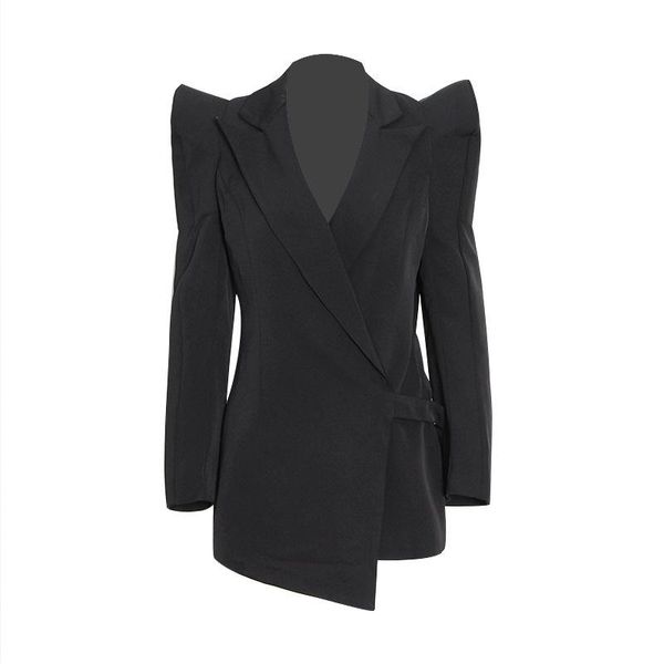 women's suits & blazers autumn women blazer coat shoulder pad slim jacket elegant solid bandage fashion female casual chic belt high g, White;black
women's suits & blazers autumn women blazer coat shoulder pad slim jacket elegant solid bandage fashion female casual chic belt high g, White;black