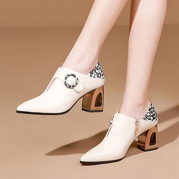 dress shoes 2021 women pointed toe bare boots woman pumps leopard patchwork high heels square heeled zapatos mujer 8255c, Black 
dress shoes 2021 women pointed toe bare boots woman pumps leopard patchwork high heels square heeled zapatos mujer 8255c, Black