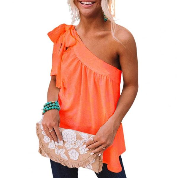 women's tanks & camis summer ladies vest solid color one-shoulder bandage sleeveless loose slanted shoulder t-shirt, White
women's tanks & camis summer ladies vest solid color one-shoulder bandage sleeveless loose slanted shoulder t-shirt, White