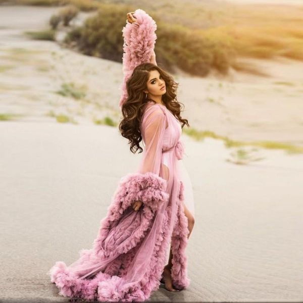 dusty pink ruffles po shoot outfits for black women maternity poshoot dresses tulle robe dressing gown custom made size casual, Black;gray
dusty pink ruffles po shoot outfits for black women maternity poshoot dresses tulle robe dressing gown custom made size casual, Black;gray