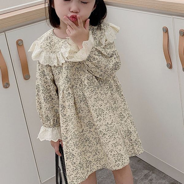 spring summer girls dress korean style floral cute lace collar floral long-sleeved dress baby kids childrens clothing for girl, Red;yellow
spring summer girls dress korean style floral cute lace collar floral long-sleeved dress baby kids childrens clothing for girl, Red;yellow
