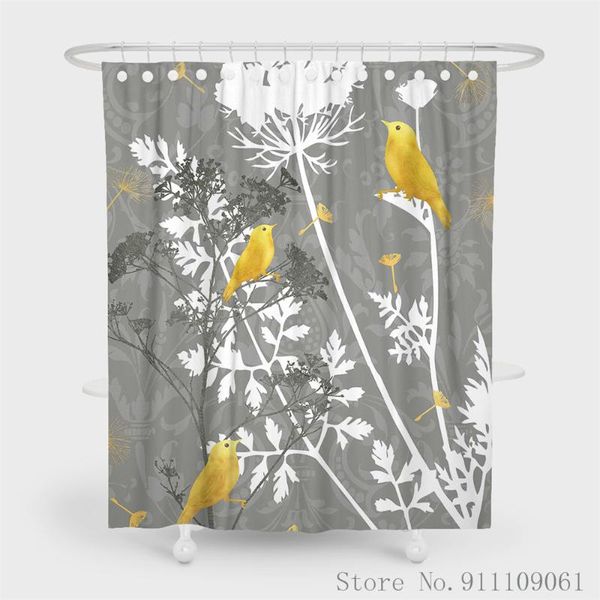 shower curtains gray flowers birds pattern curtain waterproof mildew proof polyester fabric bathroom partition home decoration
shower curtains gray flowers birds pattern curtain waterproof mildew proof polyester fabric bathroom partition home decoration
