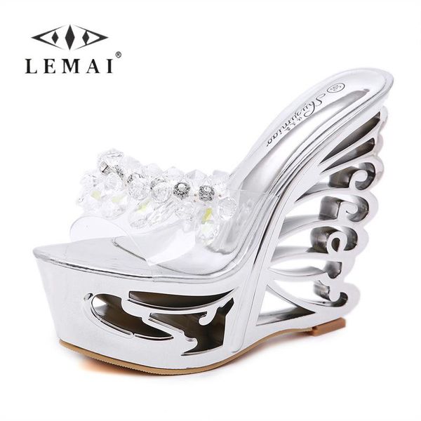 dress shoes size 34-39 strange heels retro sandals summer hollow diamond decoraion slip on chunky super high platform, Black
dress shoes size 34-39 strange heels retro sandals summer hollow diamond decoraion slip on chunky super high platform, Black