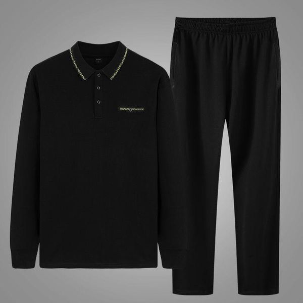 jogging clothing middle aged and elderly sports cotton long sleeved trousers suit men's shirt pullover casual two-piece dad autumn, Black;red
jogging clothing middle aged and elderly sports cotton long sleeved trousers suit men's shirt pullover casual two-piece dad autumn, Black;red