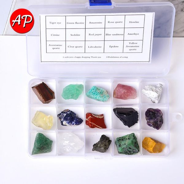 decorative objects & figurines 15pcs /set natural quartz color gemstone crystal rough stone mineral specimen collection diy gift home decor
decorative objects & figurines 15pcs /set natural quartz color gemstone crystal rough stone mineral specimen collection diy gift home decor