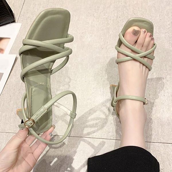 sandals 2021fashion women ladies square heel elegant summer slippers outside cross tied leather candy color casual female slides, Black
sandals 2021fashion women ladies square heel elegant summer slippers outside cross tied leather candy color casual female slides, Black