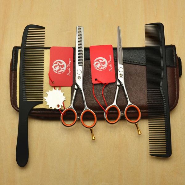 hair scissors 4pcs suit 5.5'' purple dragon 440c professional human hairdressing cutting shears + thinning comb z1017
hair scissors 4pcs suit 5.5'' purple dragon 440c professional human hairdressing cutting shears + thinning comb z1017