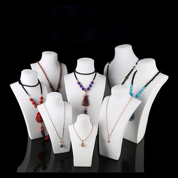 jewelry pouches, bags mutli size white pu necklace display prop chain showcase stand neck model portrait holder for store window, Pink;blue
jewelry pouches, bags mutli size white pu necklace display prop chain showcase stand neck model portrait holder for store window, Pink;blue