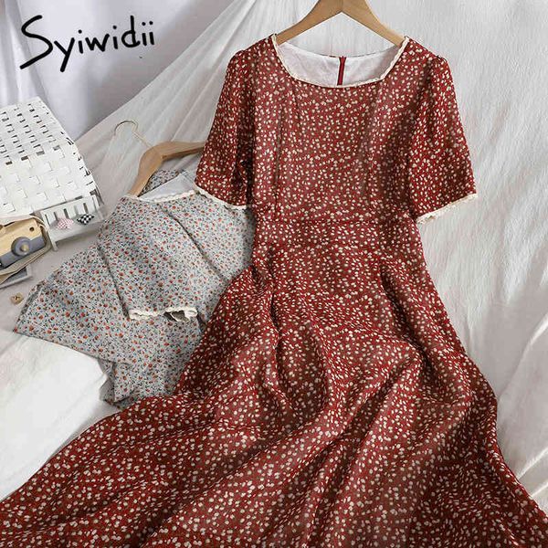 syiwidii floral print womens dresses high waist square collar short sleeve a-line bow lace up summer korean fashion clothes 210417, Black;gray
syiwidii floral print womens dresses high waist square collar short sleeve a-line bow lace up summer korean fashion clothes 210417, Black;gray