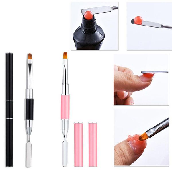 nail art equipment builder pen uv gel extension brush spatula stick manicure diy drawing tool, Silver
nail art equipment builder pen uv gel extension brush spatula stick manicure diy drawing tool, Silver
