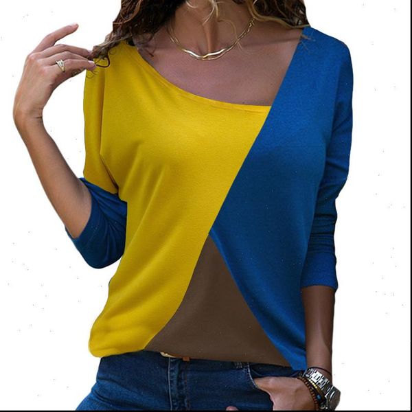 autumn long sleeve casual skew womens shirts collar patchwork slim office basic tee blusas 2xl, White
autumn long sleeve casual skew womens shirts collar patchwork slim office basic tee blusas 2xl, White