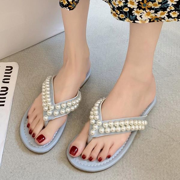 slippers rimocy 2021 women clip toe pearl flip flops summer outdoor beach flat woman fashion string bead soft sole slides, Black
slippers rimocy 2021 women clip toe pearl flip flops summer outdoor beach flat woman fashion string bead soft sole slides, Black