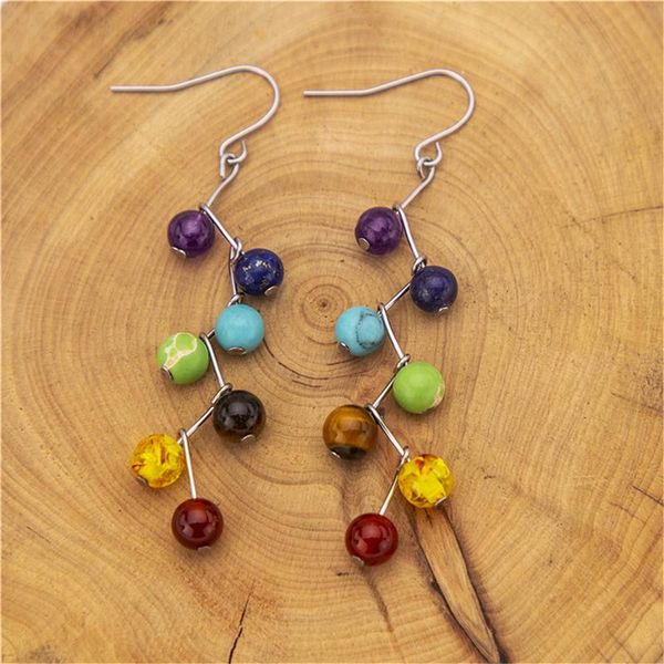 earrings & necklace yoga seven chakra agate pendant earring anklet set natural stone lady girl birthday jewelry gift, Silver
earrings & necklace yoga seven chakra agate pendant earring anklet set natural stone lady girl birthday jewelry gift, Silver