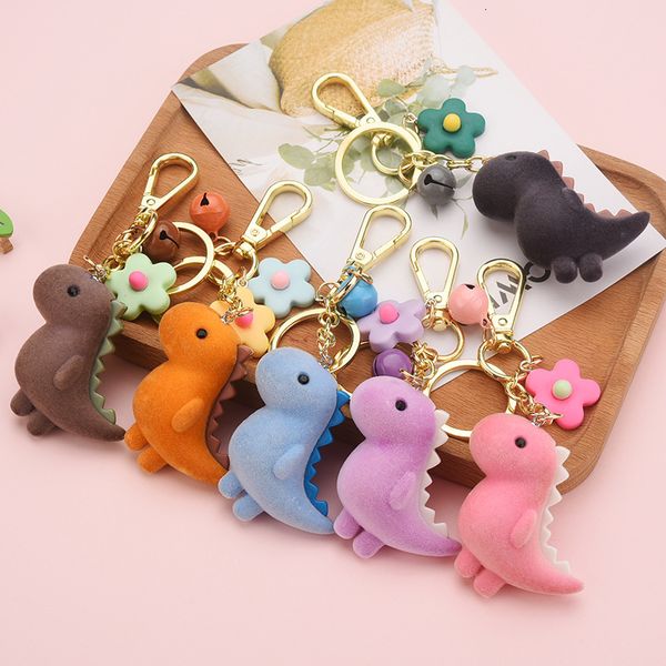 fine key chain flocking dinosaur cartoon doll pendant car bag ring creative gift, Silver
fine key chain flocking dinosaur cartoon doll pendant car bag ring creative gift, Silver