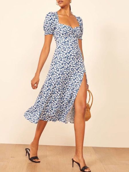 summer vintage party dress square collar ruffle elegant chiffon beach female green mid vestidos lining 210510, Black;gray
summer vintage party dress square collar ruffle elegant chiffon beach female green mid vestidos lining 210510, Black;gray