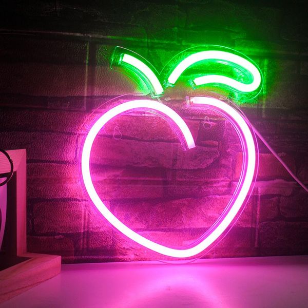 other lighting bulbs & tubes wanxing fruits led neon lamp peach cherry shaped usb/battery powered wall haning art for shop party kawaii room
other lighting bulbs & tubes wanxing fruits led neon lamp peach cherry shaped usb/battery powered wall haning art for shop party kawaii room