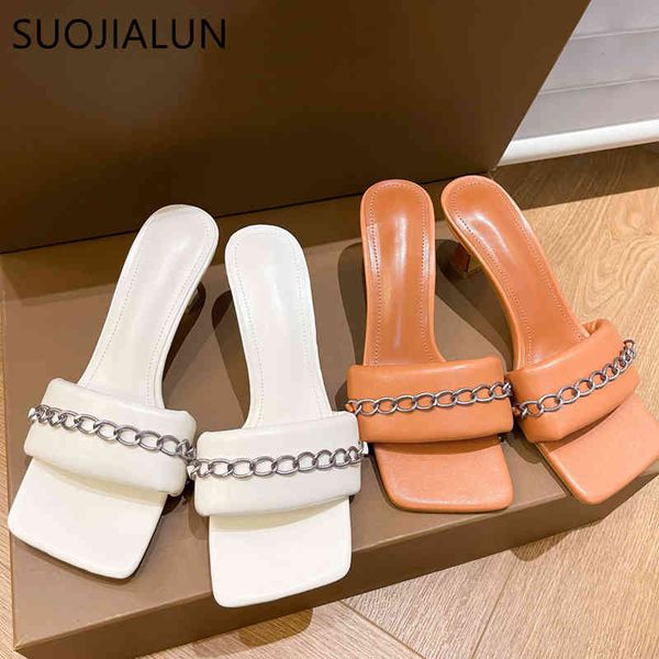 suojialun elegant chain women slipper thin high heel sandal shoes slip on flip flops outdoor summer beach slides zapatillas muje c0330, Black
suojialun elegant chain women slipper thin high heel sandal shoes slip on flip flops outdoor summer beach slides zapatillas muje c0330, Black