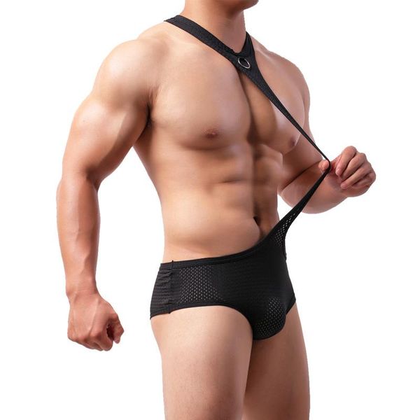 mens undershirts jock strap mesh fitness bodysuits leotard wrestling singlet jumpsuits underwear one-piece swimwear thongs, Black;brown
mens undershirts jock strap mesh fitness bodysuits leotard wrestling singlet jumpsuits underwear one-piece swimwear thongs, Black;brown