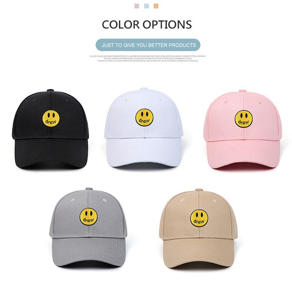 2021 100% cotton smiley drew custom baseball cap embroidered embroidery hats trendy for men and women couples designer hat 11 colors, Blue;gray
2021 100% cotton smiley drew custom baseball cap embroidered embroidery hats trendy for men and women couples designer hat 11 colors, Blue;gray