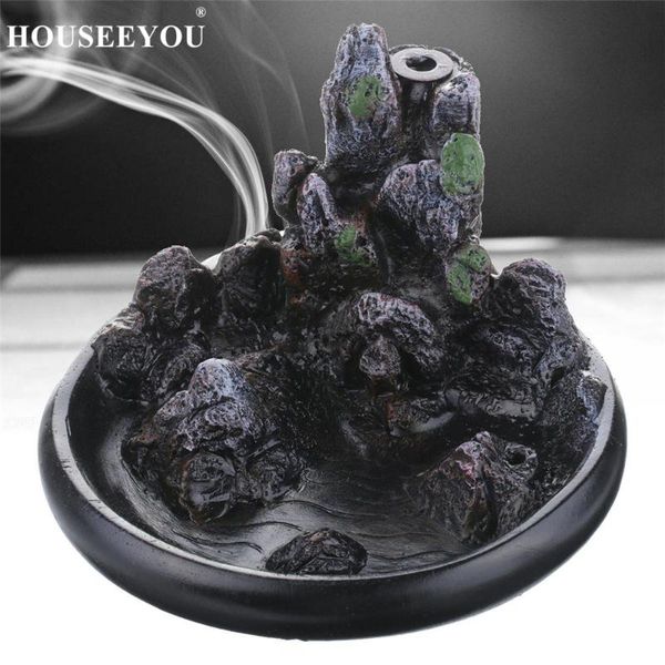 fragrance lamps waterfall cone incense burner stick coil holder home ceramic backflow censer rockery mountain fragrant furnace
fragrance lamps waterfall cone incense burner stick coil holder home ceramic backflow censer rockery mountain fragrant furnace