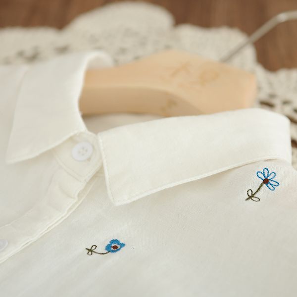 women's blouses & shirts lamtrip spring sweet kawaii little flowers embroidery cotton yarn long sleeve shirt blouse xy4k, White
women's blouses & shirts lamtrip spring sweet kawaii little flowers embroidery cotton yarn long sleeve shirt blouse xy4k, White