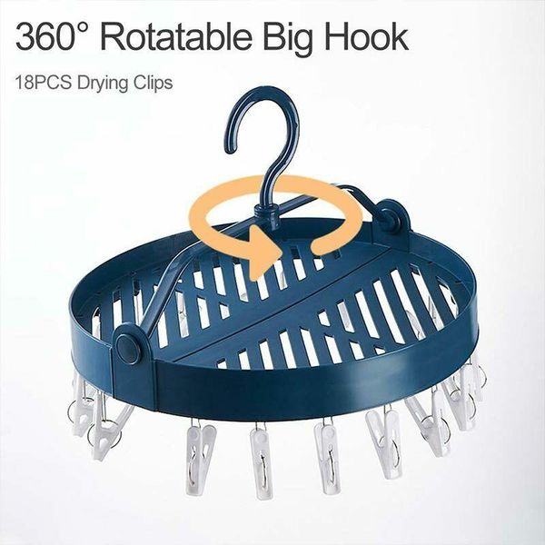 home round drying rack socks underwear hanger foldable clothes with 18 clothespins for balcony hangers & racks
home round drying rack socks underwear hanger foldable clothes with 18 clothespins for balcony hangers & racks