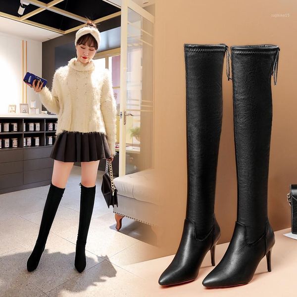 boots over knee thigh high women autumn winter long shoes flock leather footwear1, Black
boots over knee thigh high women autumn winter long shoes flock leather footwear1, Black